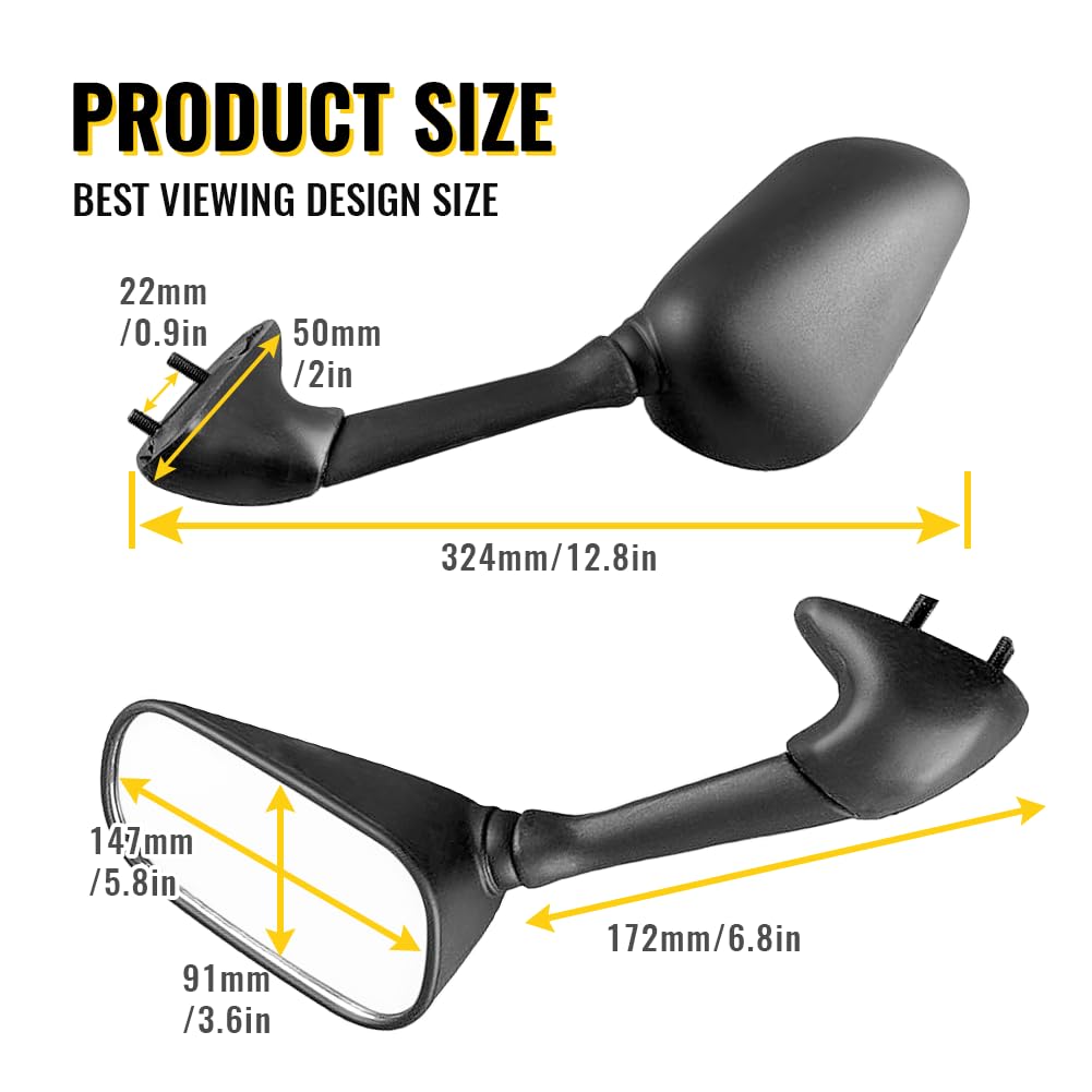 オーバルミラー R オーバルミラー R オーバルミラー R バイク ミラー