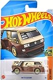 Hot Wheels VW T3 Custom Van, 1:64 Scale, Brown/Gold, HW Vans 4/5
