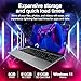 15.6" Full HD Laptop - 8GB RAM 512GB SSD, Windows 11 Home OS, Intel N100 Quad-Core CPU, AC WIFI, RJ45, Integrated Webcam - S15 N2 15 Inch Lightweight Laptop