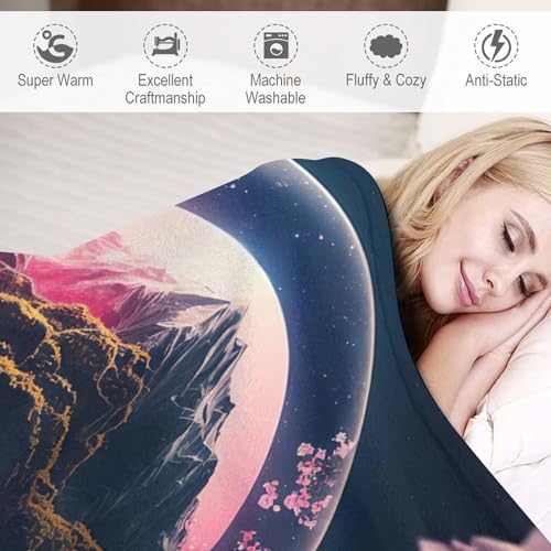 Couverture en flanelle chaude pour lutter contre le froid nocturne avec style