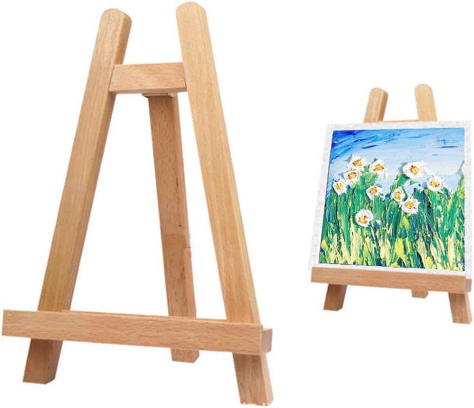 Mini Wood A-Frame Display Easel for Artists and Students
