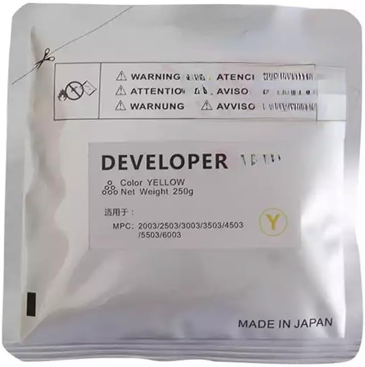 OEM 200g 4pcs for CYMK Developer para for Sharp MX51 Compatible (Color : BK)