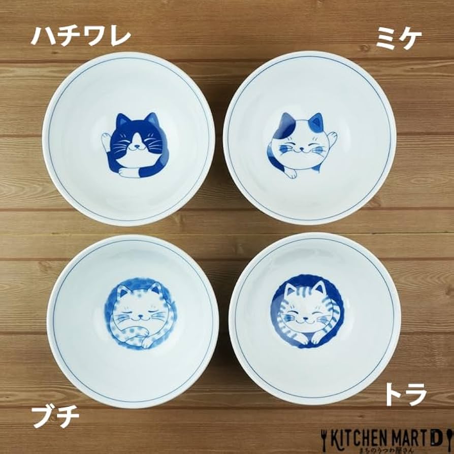Amazon.co.jp: ねこちぐら トラ 19.3cm 麺鉢 陶器 美濃焼