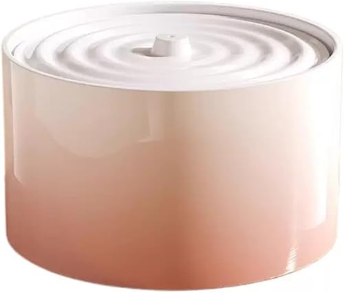 Fuente de agua de cerámica para gatos, dispensador de agua inalámbrico para gatos, dispensador de agua de 1 litro/33.82 onzas, dispensador de agua