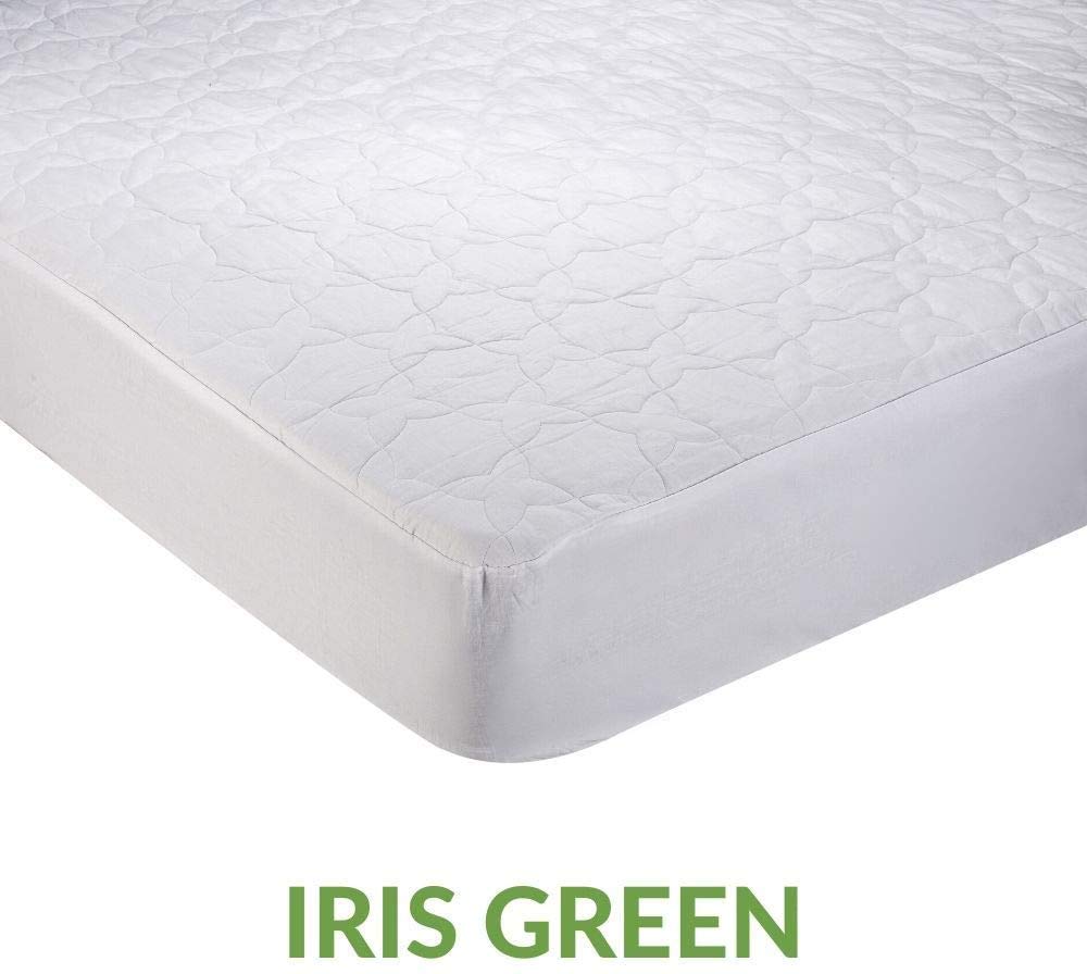 EVERGREENWEB - Coprimaterasso Piazza e Mezza 120x190 Trapuntato in COTONE 100% Naturale, Angoli Elasticizzati Protezione ANALLERGICA per Materasso con Trattamento NUOVA GENERAZIONE Tessuto Traspirante