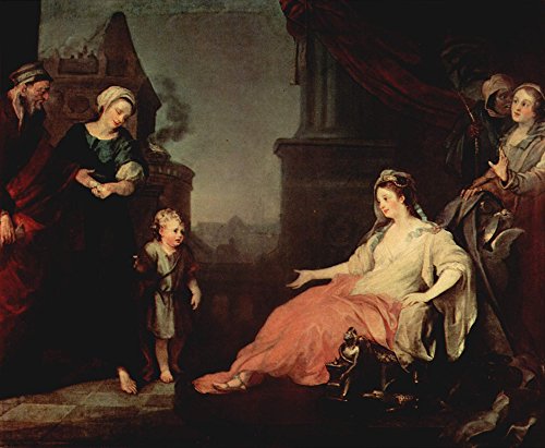 Lámina artística William Hogarth Come Hither pequeña para decorar pared 2