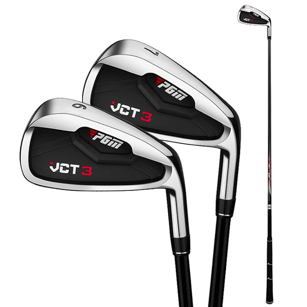 Ferro da golf professionale per uomo donna - Ferri da golf n. 5/6/7/8/9/PW/SW con asta in acciaio/asta in carbonio (#6 con asta in carbonio)