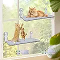 L&W BROS. 2 Pc Heavy Duty Cat Window Perch Holds up to 50 lbs - product image
