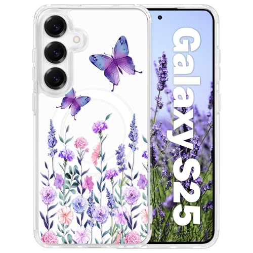 Coque fine pour filles Samsung S24 motif floral pour le quotidien