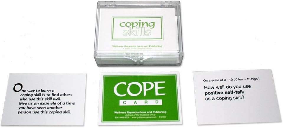 Coping Skills Card Game, 15-Adult, Tabletop Game