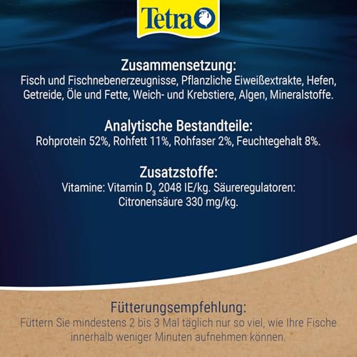 Tetra Cichlid Granules - Hauptfutter Mix mit 2 verschiedenen Granulaten für mittelgroße Cichliden, 500 ml Dose