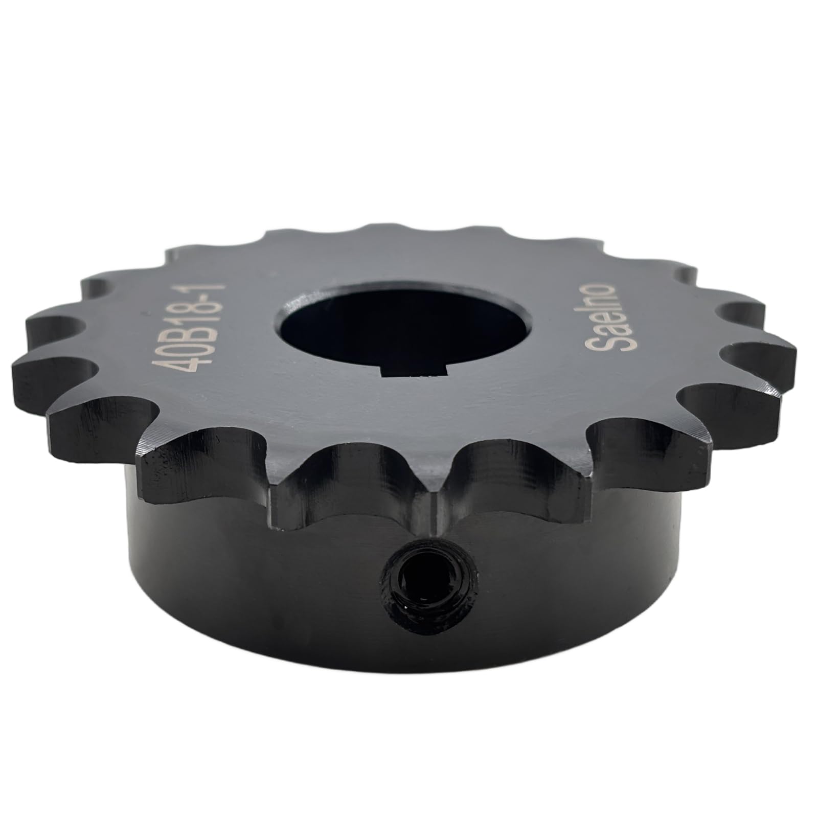# 40 Pignone per catena a rulli tipo B 1 "foro 18 denti, pignoni in acciaio antiruggine indurito 1045 40B18-1