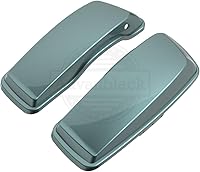 Vista 48 de Moto Onfire Alforja de tapas regulares para alforjas duras Harley Touring Street Glide 2014-2022 (whisky ámbar)