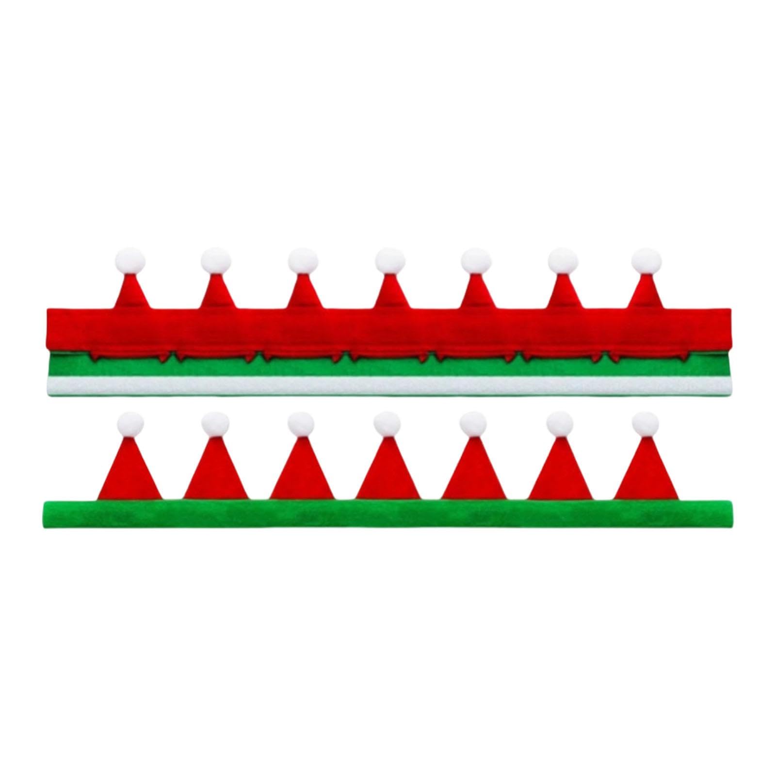 Ronyme 2x Horse Rein Covers Horse Costume Accessories Equestrian Equipment Festival Xmas Decoration for Trail Ride Showing, green and red