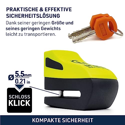Motorrad Diebstahlschutz Urban UR955Y Bremsscheibenschloss