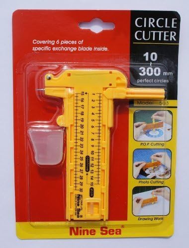Perfect Circles 10-300mm- Circle Cutter + Get 6 Free Blades & 3 Leads