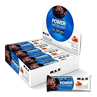 Power Protein Bar (8 unid - 90g) - Sabor Milk Caramel, Max Titanium