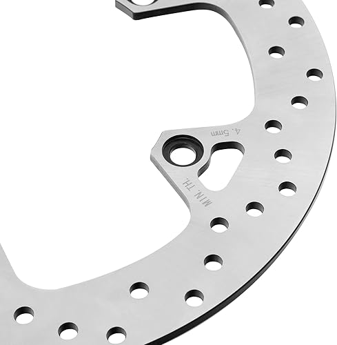 Miniatura 5 de TCT-MOTORPARTS Rotor de disco de freno trasero plateado para BMW R1200GS R1250GS R1200RT 2013-2020