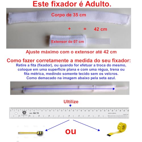 Fita Fixador Traqueostomia Adulto Descartável, Emb. c/ 15 Unidades