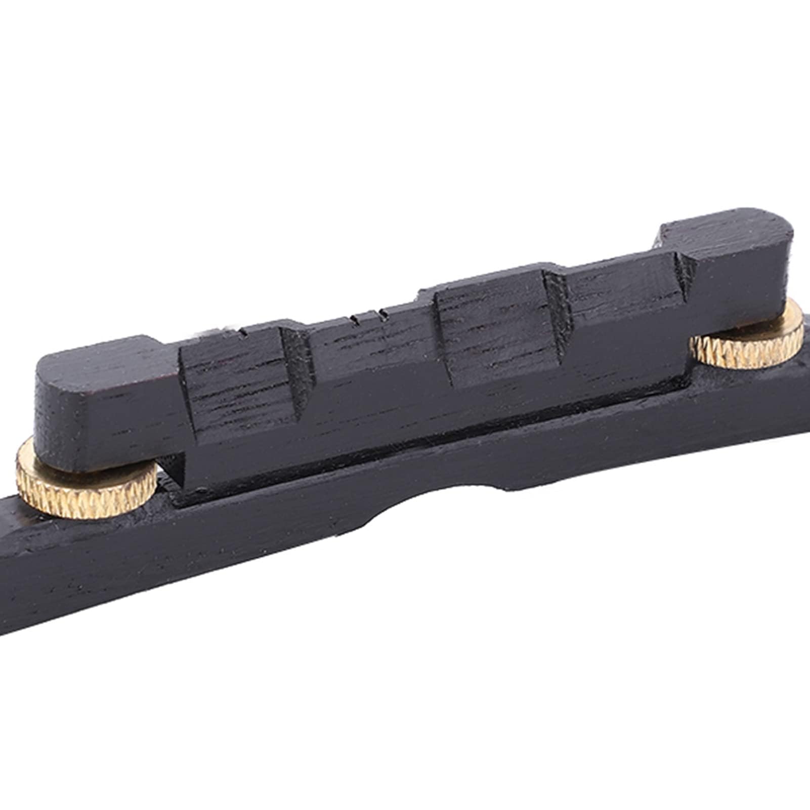Adjustable Ebony Mandolin Bridge for Sound Transmission for Mandolin Players Ebony Bridge Musical Accessory Black