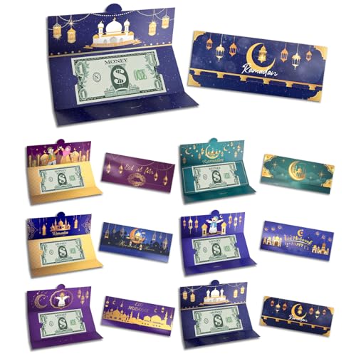 Eid Mubarak Geldumschläge, 30 Stück Eid-Geldumschläge Für Erwachsene Und Kinder Für Bargeldgeschenke – Eid Umschläge, Eid Geldbörsen, Eid Mubarak Grußkarten Geschenke Für Familie, Freunde(Stil 5)