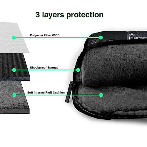 Sac ordinateur 15.6 pouces imprimé oiseau papillon pour le bureau - 5