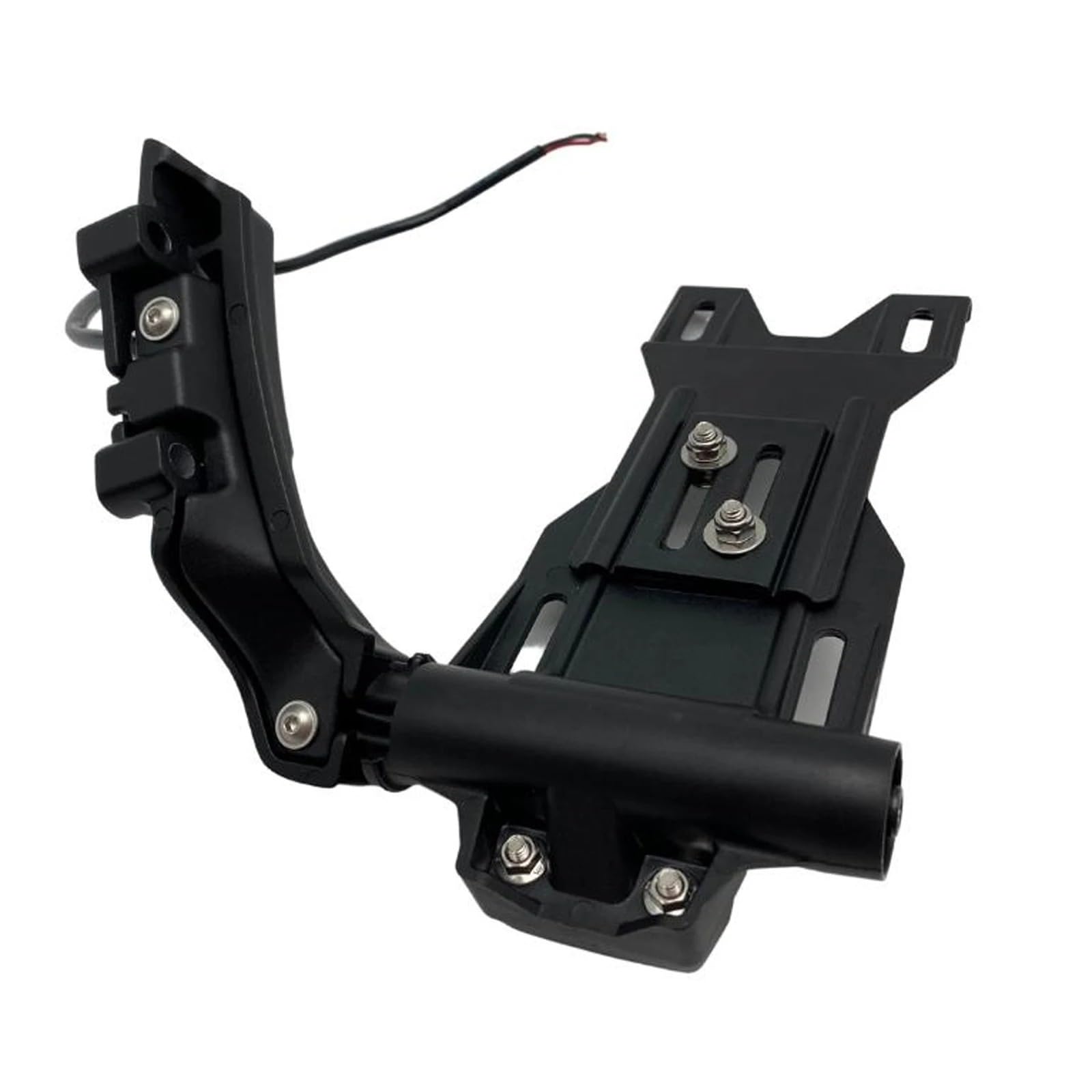 portatarga Moto Portatarga Posteriore Nero Adatto Compatibile con Indian, Scout, Rogue, Twenty Sixty Sport Chief, Bobber Dark Horse Con Luce Targa A LED