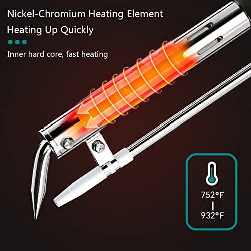 Soldering Iron Gun Kit,60W Corded Electric Welding Gun With Welding Wire,One-Handed Operation For Soldering Circuit Boards,Electronic Repair,Metal Headgear Making,Computers And Diy #TOP2