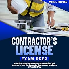 Contractor&rsquo;s License Exam Prep Audiolibro Por Mike L Porter arte de portada