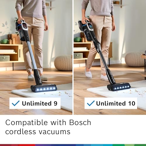 Image of Bosch Original Accessory BHZUNGHFUC Hard Floor Soft Brush for Unlimited Cordless Vacuum Cleaners, Helps Protect Delicate Hardwood and Parquet