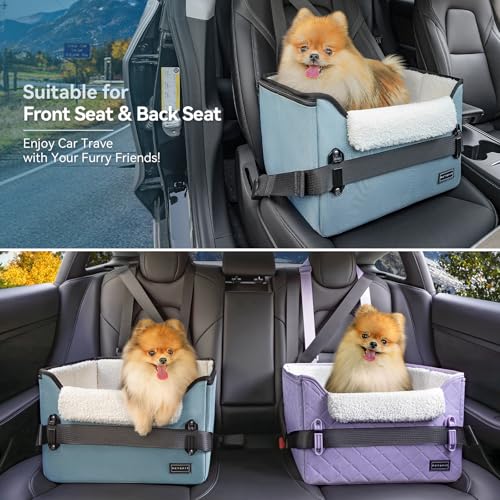 Petsfit Assento De Carro Para Cães Pequenos, Assento Elevatório Portátil Para Cães Filhotes Para Car