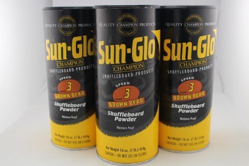 Sun-Glo#3 Speed Shuffleboard Powder Wax - 3 Pack by Sun-Glo