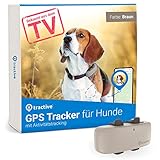 Tractive GPS Tracker für Hunde. Empfohlen von Martin Rütter. Live-Ortung. Unbegrenzte Reichweite. Bekannt aus dem TV. Passt auf alle Halsbänder. (Braun)