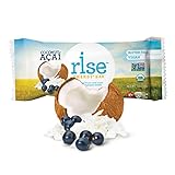 Rise Bar Organic, Vegan Energy Bars, Coconut Acai, 12-Count