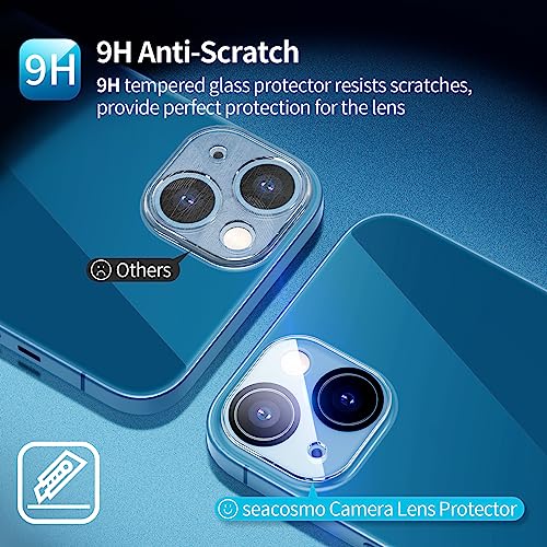 Seacosmo Cover iPhone 13, 9H HD Protezione dello