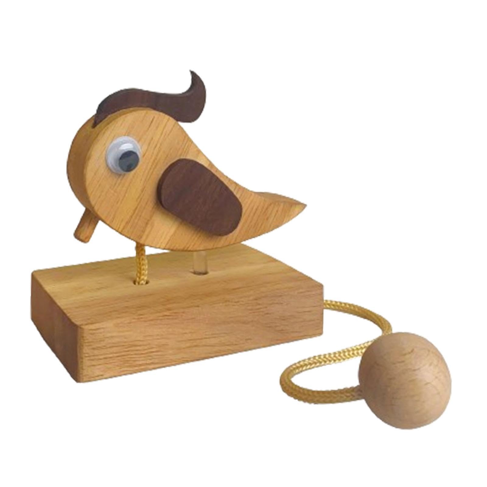 Alcxazs Wood Doorbell For Door Opening Decoration Adorable Woodpeckered Features Housewarming Gift Attractive Knocker Business Room Home Office Porch