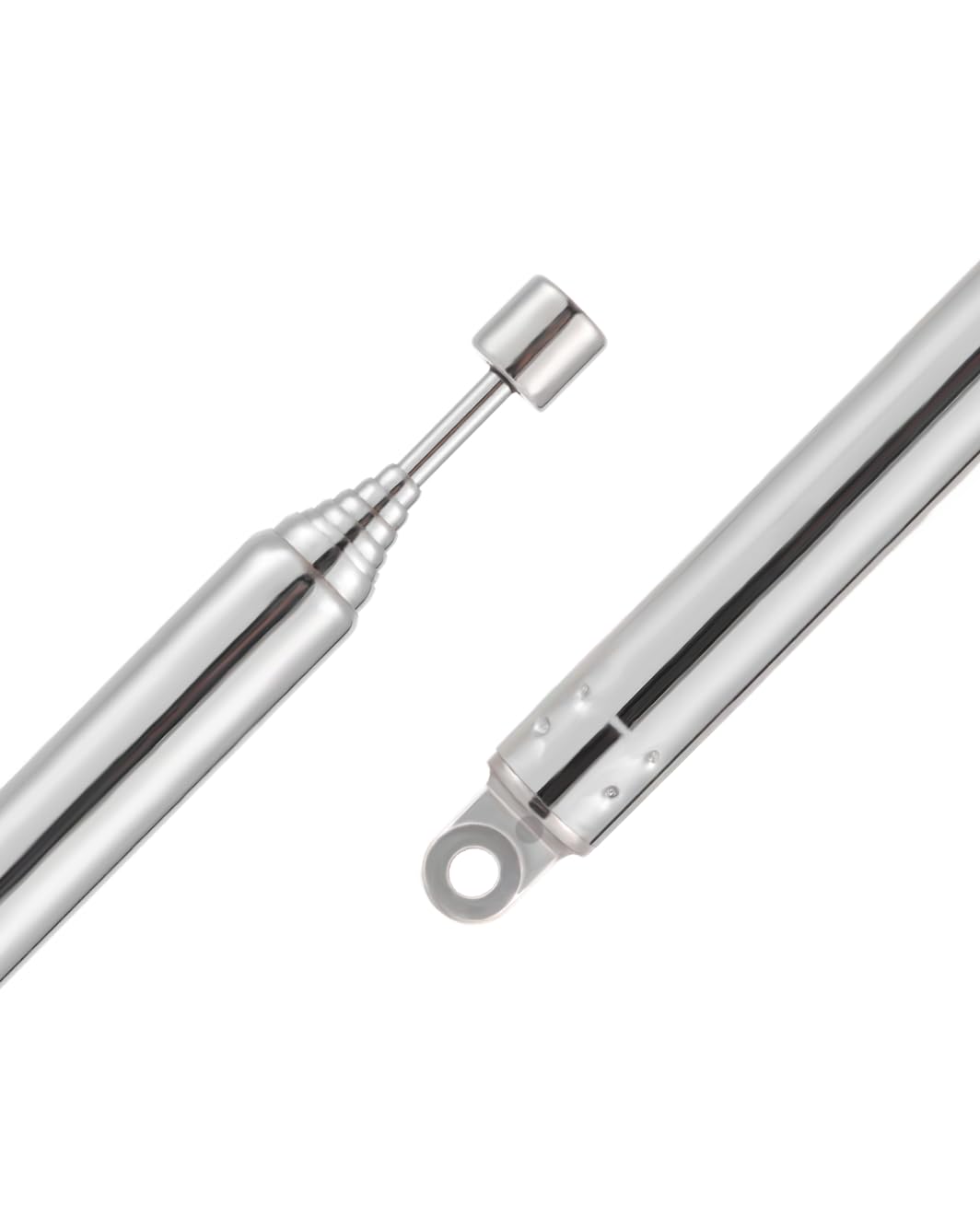 2 PZ Antenna Radio, FM Portatile Telescopica 8 Sezioni Antenna 72CM/28.3IN per TV Radio DAB FM/AM Stereo Ricezione