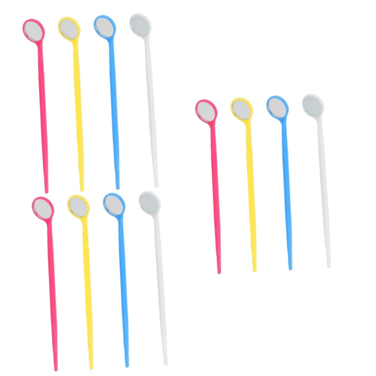 PRETYZOOM 3 Set Specchietti Usa E Getta Specchietto Dentista Specchietto Da Dentista Care Orale Adulti Con Kit Attrezzo Specchi Orali Specchietti Di Ispezione Plastica 20 Pezzi*3