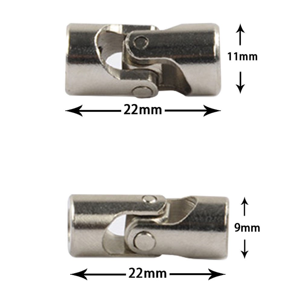 Joint Universel Double 4-10mm Pour Modélisme Et Bricolage - Universel, Pour Moteurs Et Jouets