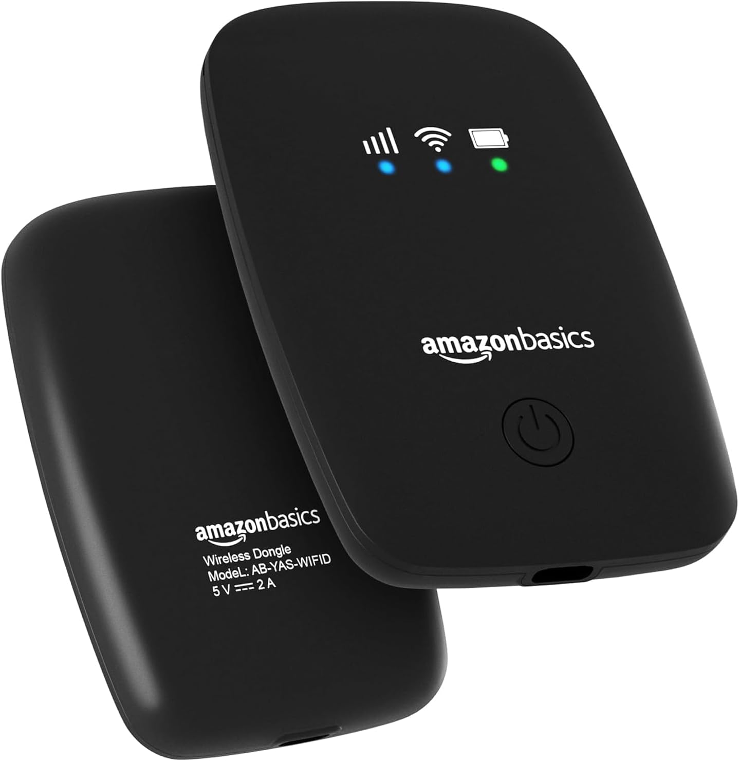 4G LTE Wireless Dongle with All Sim Network Support|Single_Band Plug & Play Data Card Stick with Up to 150Mbps WiFi Hotspot|2200Mah Rechargeable Battery| Sim Adapter Included (Black)