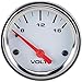 6-Gauge Vehicle Instrument Kit: White Face, 3-3/8