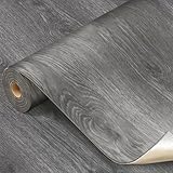 Rollo de Vinilo Autoadhesivo con Veta de Madera, 40X200CM)