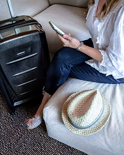 Samsonite Winfield 2 Hardside Luggage with Spinner Wheels, Brushed Anthracite, Carry-On 20-Inch