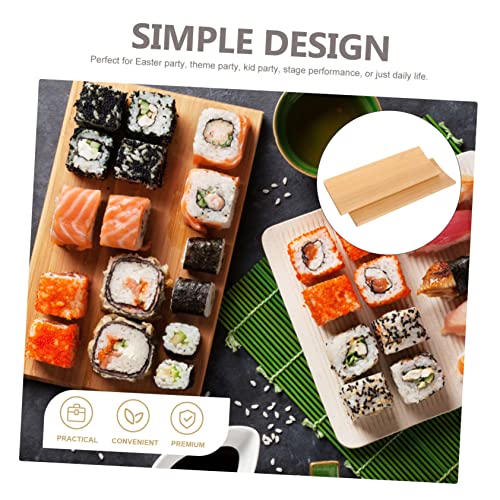 Set de 3 platos de sushi de bambú ULTECHNOVO miniatura 4
