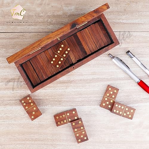 Juego de Domino de Madera Personalizado con Caja Decorativa miniatura 3