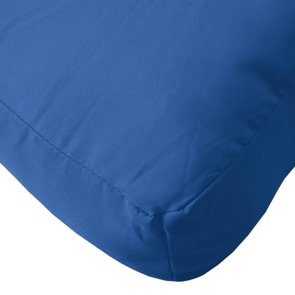 vidaXL Coussins de Palette Lot de 3 Bleu Tissu