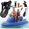 Amazon.com: Motorized Inflatable Ride-On Watercraft Pool Float - Summer ...