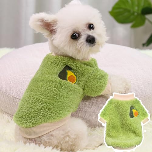XXS Dog Sweaters for Small Dogs Girl, 2 Pack Warm Fleece Dog Sweater for Winter, Cute Puppy Clothes Small Doggie Coat for Girls - Image 6
