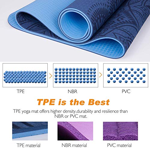 image for TOPLUS Yoga Mat - Classic 1/4 inch Pro Yoga Mat Eco Friendly Non Slip 