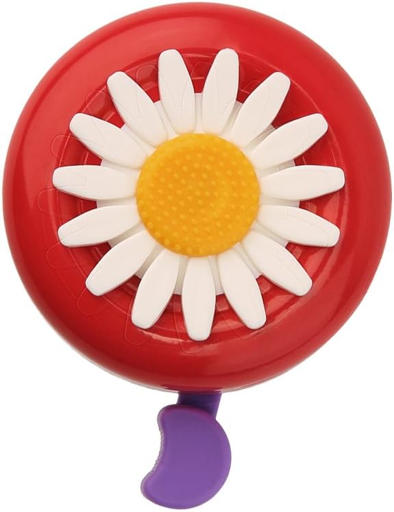 Paliston Kid's Bike Bell, Bicycle Bell for Girls Bike Horny. Toddler Bike Bells (Red & Purple), B1 Red & Purple - Image 4
